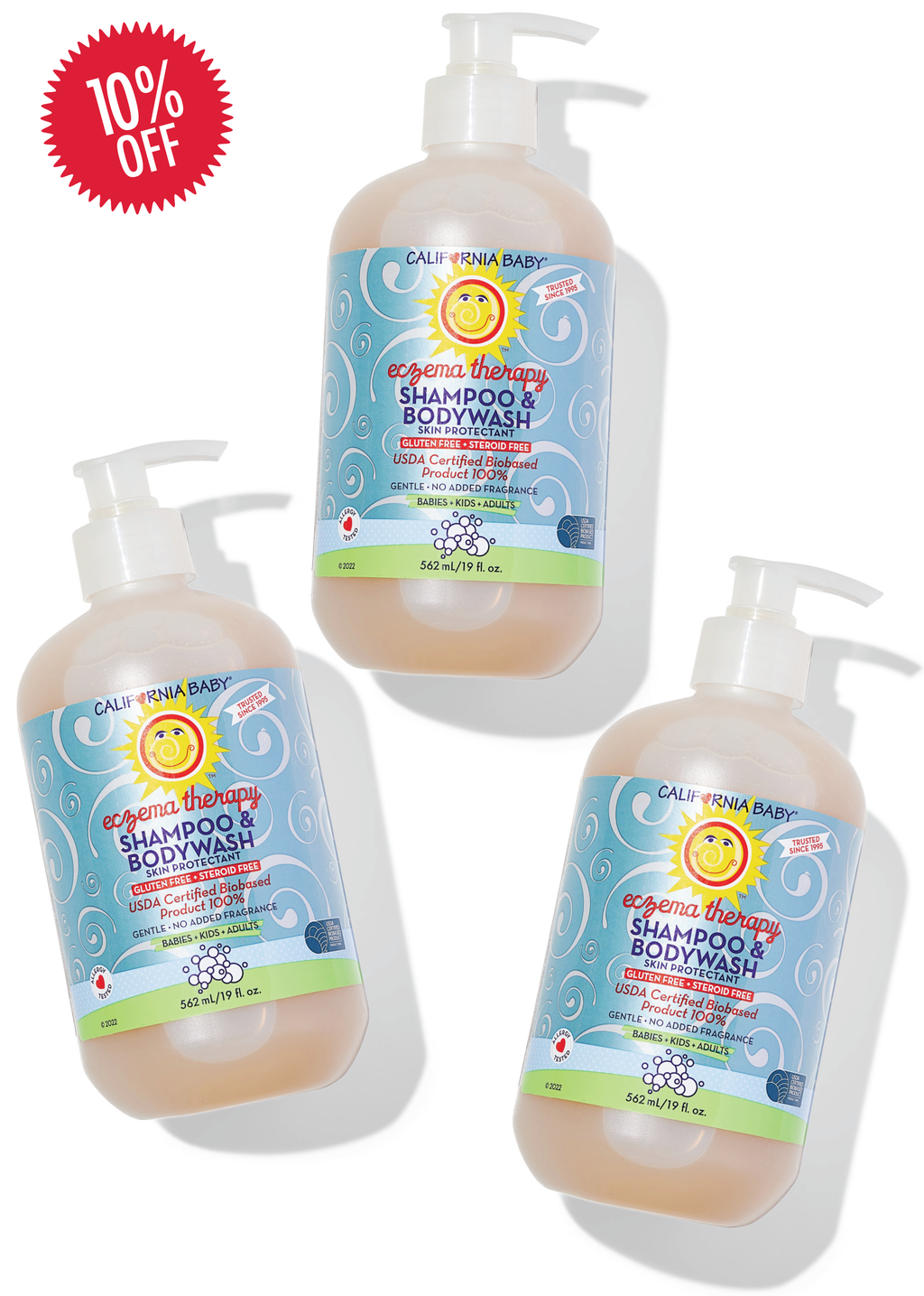 California baby therapeutic relief best sale eczema shampoo & bodywash